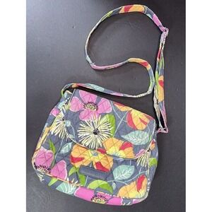 Vera Bradley Jazzy Bloom Crossbody Bag Floral Quilted Lightweight Everyday Purse